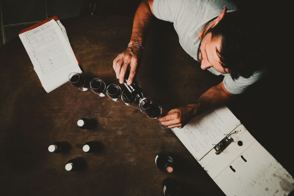 shooting domaine viticole analyses vin laboratoire